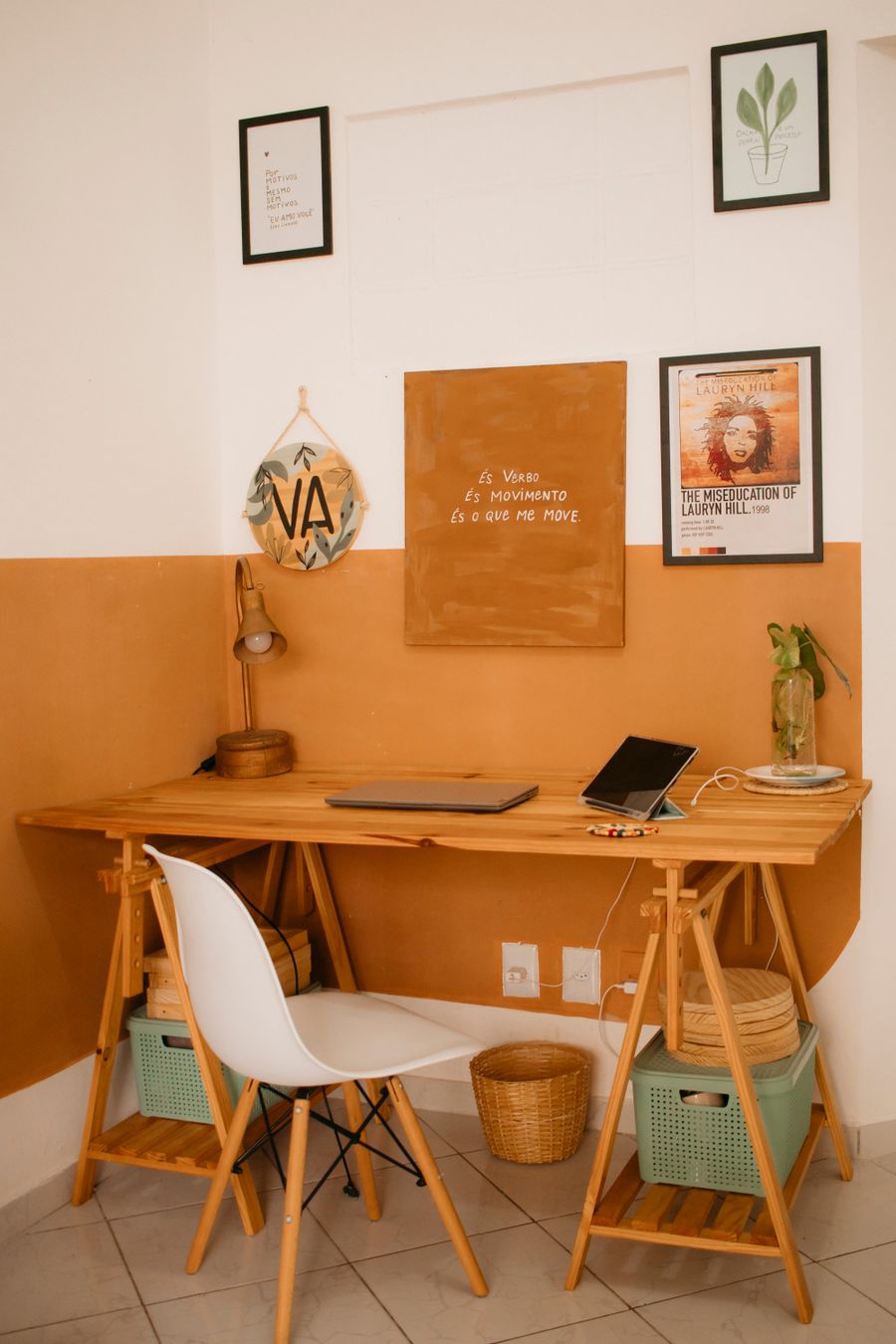 Espace de travail chaleureux